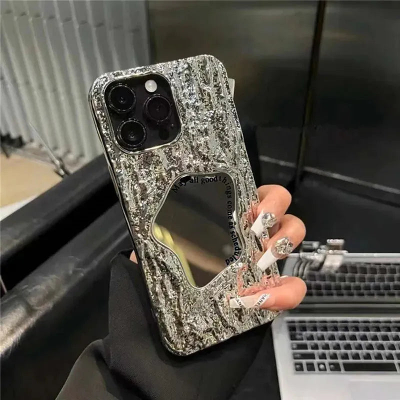 Fashion Simple Electroplated Phone Case Protective Case - Bellarte Enchanté Fashion Simple Electroplated Phone Case Protective Case